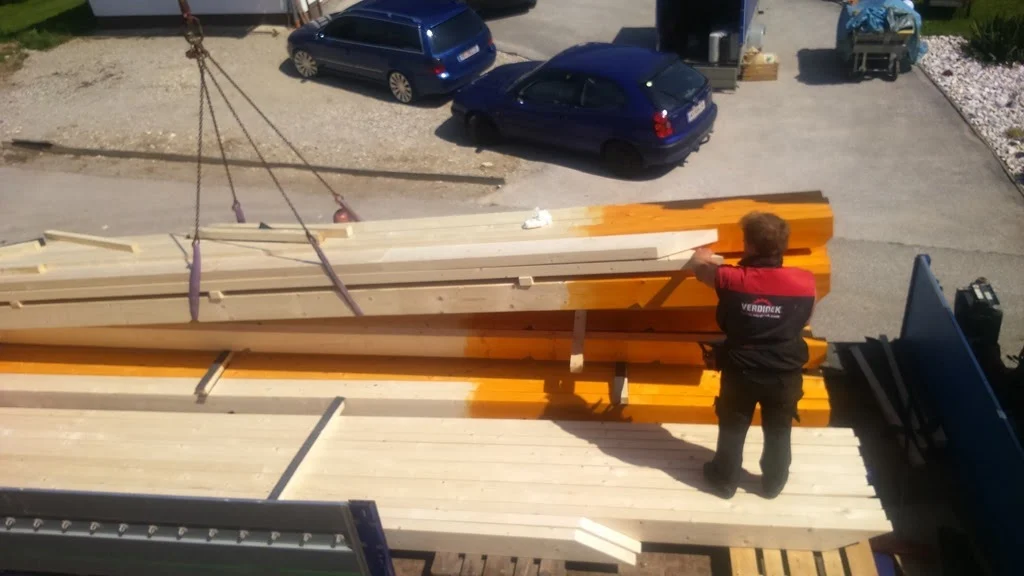Ostrešja – izvedba Verdinek